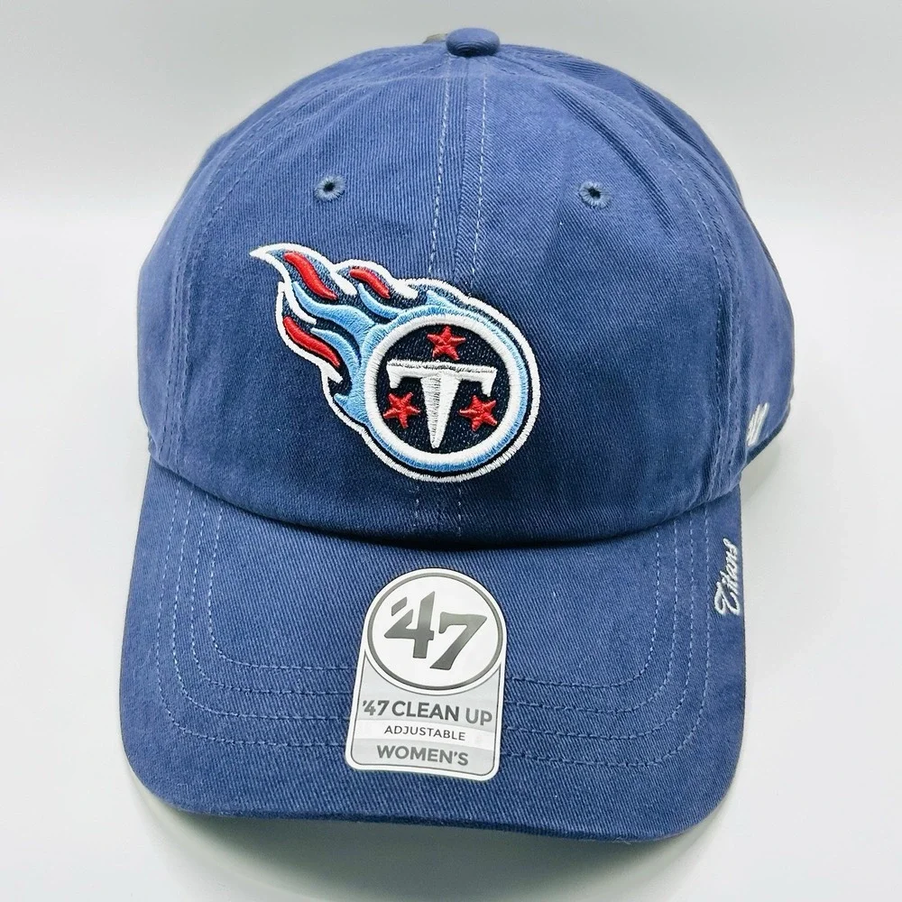 Tennessee Titans '47 Brand Women's Clean Up Hat Cap Adjustable Strapback NFL